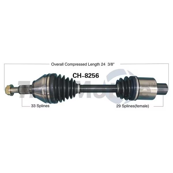 Cv Axle Shaft, Ch-8256, Surtrack Axle, Mfr#: CH-8256